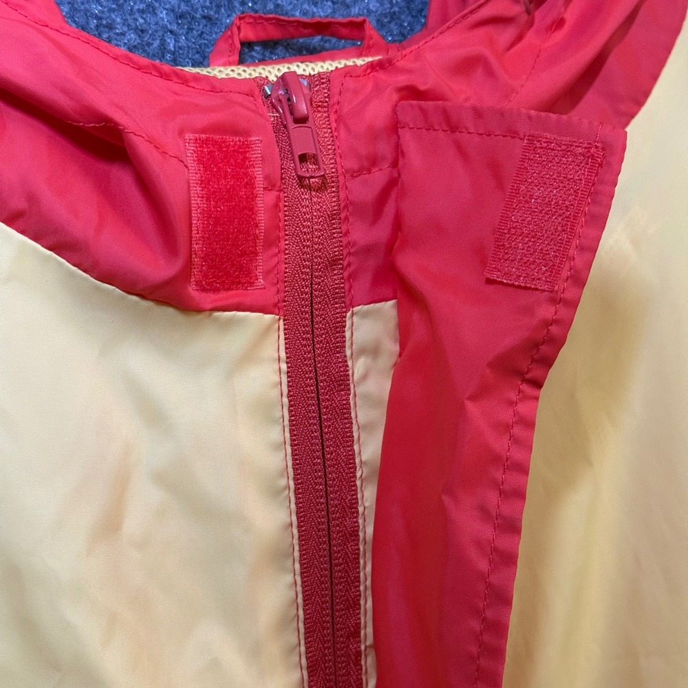Bleecker Mercer Jacket Mens Large Colorblock Windbreaker Retro Hooded 1/4 Zip - Picture 7 of 9
